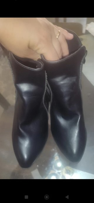 Stivaletti donna n.40 neri con zip laterale