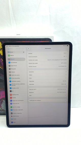 Apple iPad Pro 12.9" 3.ª Gen (A1876) 256GB/ WIFI A