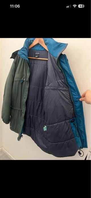 Patagonia - Cappotto imbottito verde scuro (Tg XL)