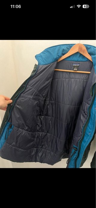 Patagonia - Cappotto imbottito verde scuro (Tg XL)