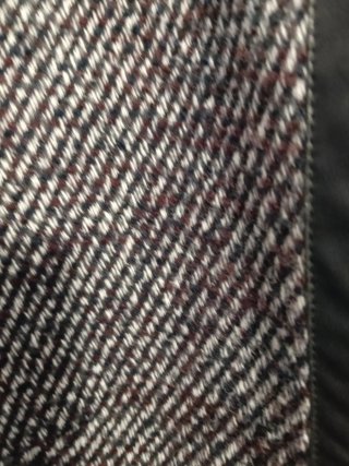 Chaqueta Punt Roma entallada negra jaspeada
