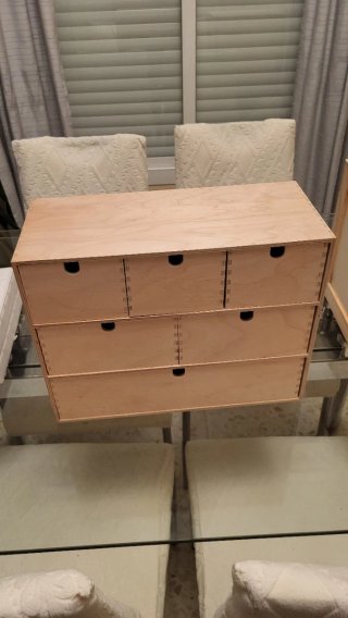 Cajonera de escritorio de madera