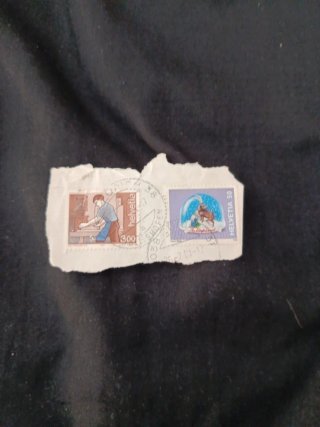 2 Sellos Suizos Helvetia