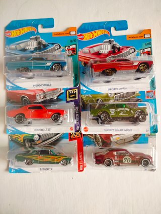 Lotto 6x Hot Wheels Chevrolet