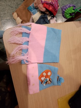 Conjunto bufanda y gorro infantil