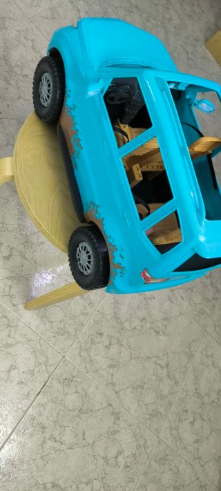 Coche Barbie Azul Todoterreno