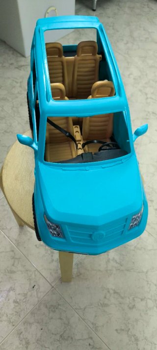 Coche Barbie Azul Todoterreno