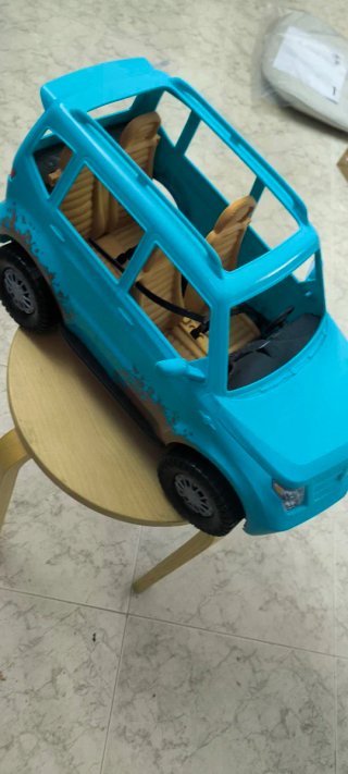 Coche Barbie Azul Todoterreno
