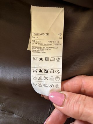 Giacca Benetton Uomo Tg 46 Grigia