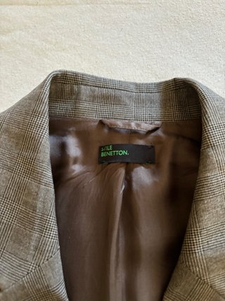 Giacca Benetton Uomo Tg 46 Grigia