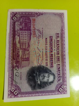 Billete 100 Pesetas España 1931
