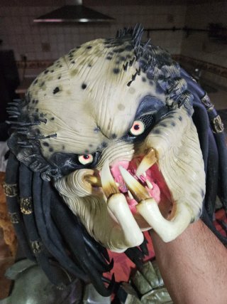 Traje Cosplay Predator Negro y Dorado