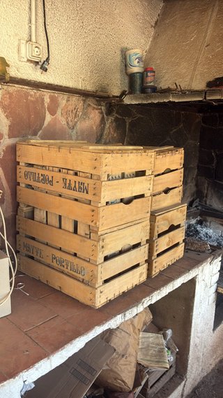 Cajas de madera (6 unidades)