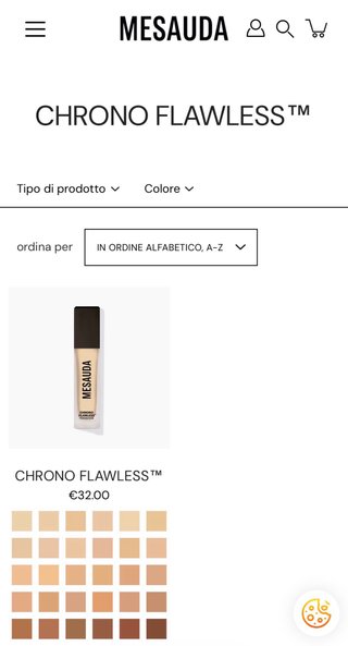 Fondotinta Mesauda Chrono Flawless Beige