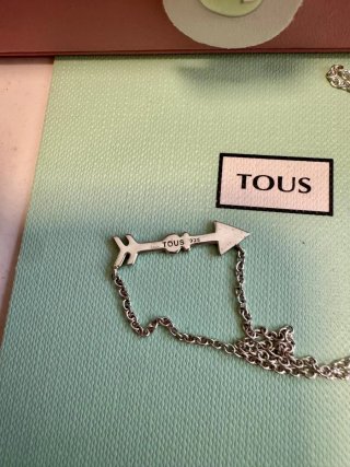 Collar Tous Flecha Corazón Plata