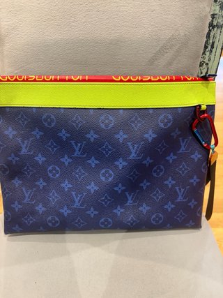 Bolso Louis Vuitton Azul y Verde