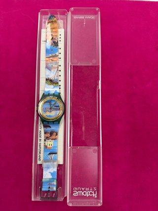 Reloj pulsera premium swatch sole mio