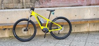 Bicicleta Eléctrica Cannondale Amarilla