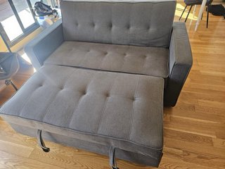 Sofá Cama Gris 2 Plazas