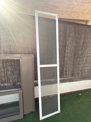Balconer aluminio con persiana y mosquitera doble