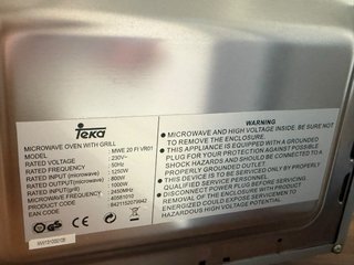 Microondas TEKA MWE 20 FI VR01 Integrable-Averiado