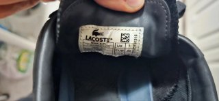 Zapatillas Lacoste Piel Negra