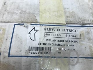 Elevalunas citroen xsara sin confort derecho