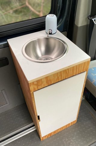 Mueble camper Furgoneta VW T5 T6 Cocina Fregadero