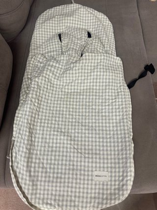 Kit Colchoneta + Saco Minicotton Cuadros
