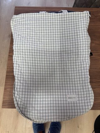 Kit Colchoneta + Saco Minicotton Cuadros