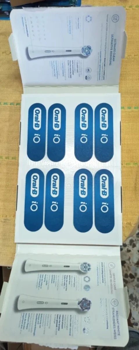 Oral-B iO Cabezales Cepillo Negro x8