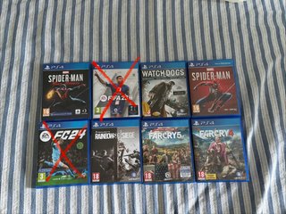 Lote Juegos PS4