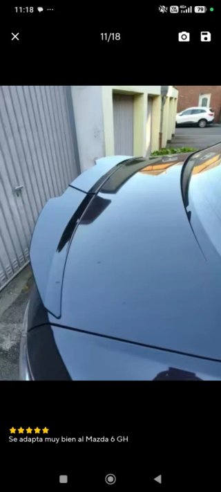 Alerón trasero 3 piezas