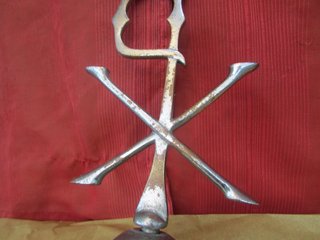 Insignia emblema estandarte antigua nombre CRISTO