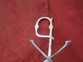 Insignia emblema estandarte antigua nombre CRISTO
