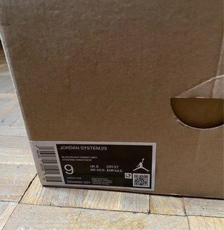 Jordan System.23 Black Cement Grey Talla 42.5