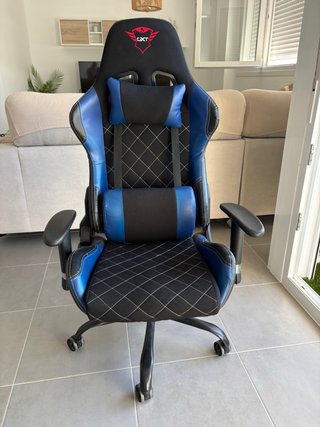 Silla Gaming Escritorio CXT Azul y Negro