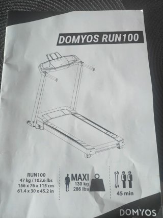 Cinta de correr Domyos Run 100