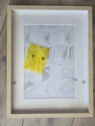 Marco IKEA Hovsta 30x40 cm Blanco