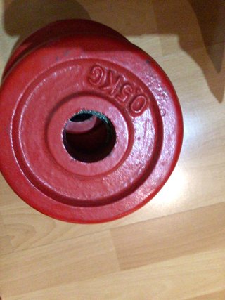 Banco abdominales Boomerang + pesas