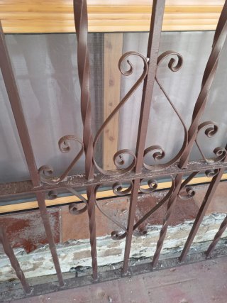 Rejas de ventana de hierro forjado