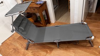 Hamaca terraza plegable gris