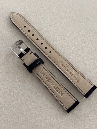 Correa Emporio Armani Piel Negra 14mm