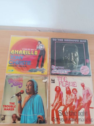 Lote 4 Vinilos Singles Pop Rock Soul