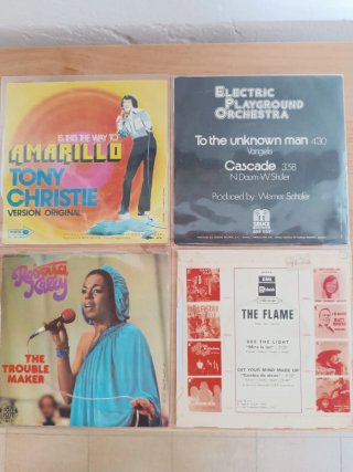 Lote 4 Vinilos Singles Pop Rock Soul