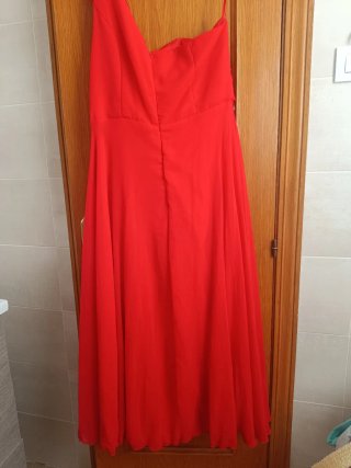 Vestido fiesta rojo