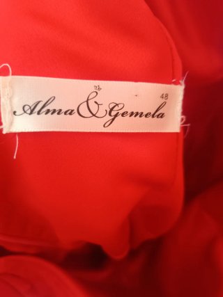 Vestido fiesta rojo
