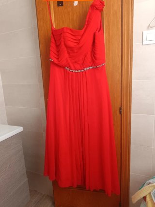 Vestido fiesta rojo