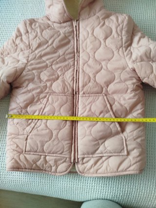 Abrigo acolchado niña rosa