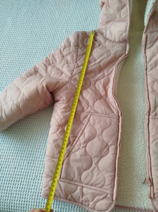 Abrigo acolchado niña rosa